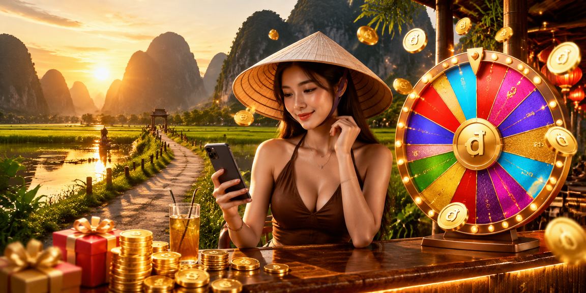 Roulette với biểu tượng non la truyền thống tại Ninh Bình